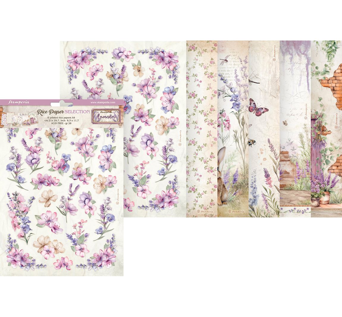 Motief strozijde assortiment "Lavender"