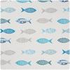 Katoenen stof "Fish", acryl gecoat