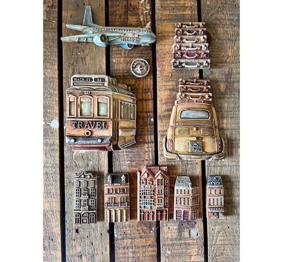 Gietvorm "Art of Travelling", Transports