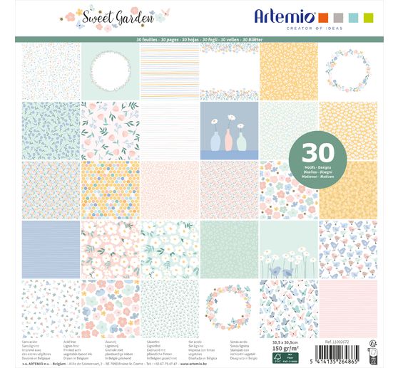Scrapbook blok "Sweet Garden"