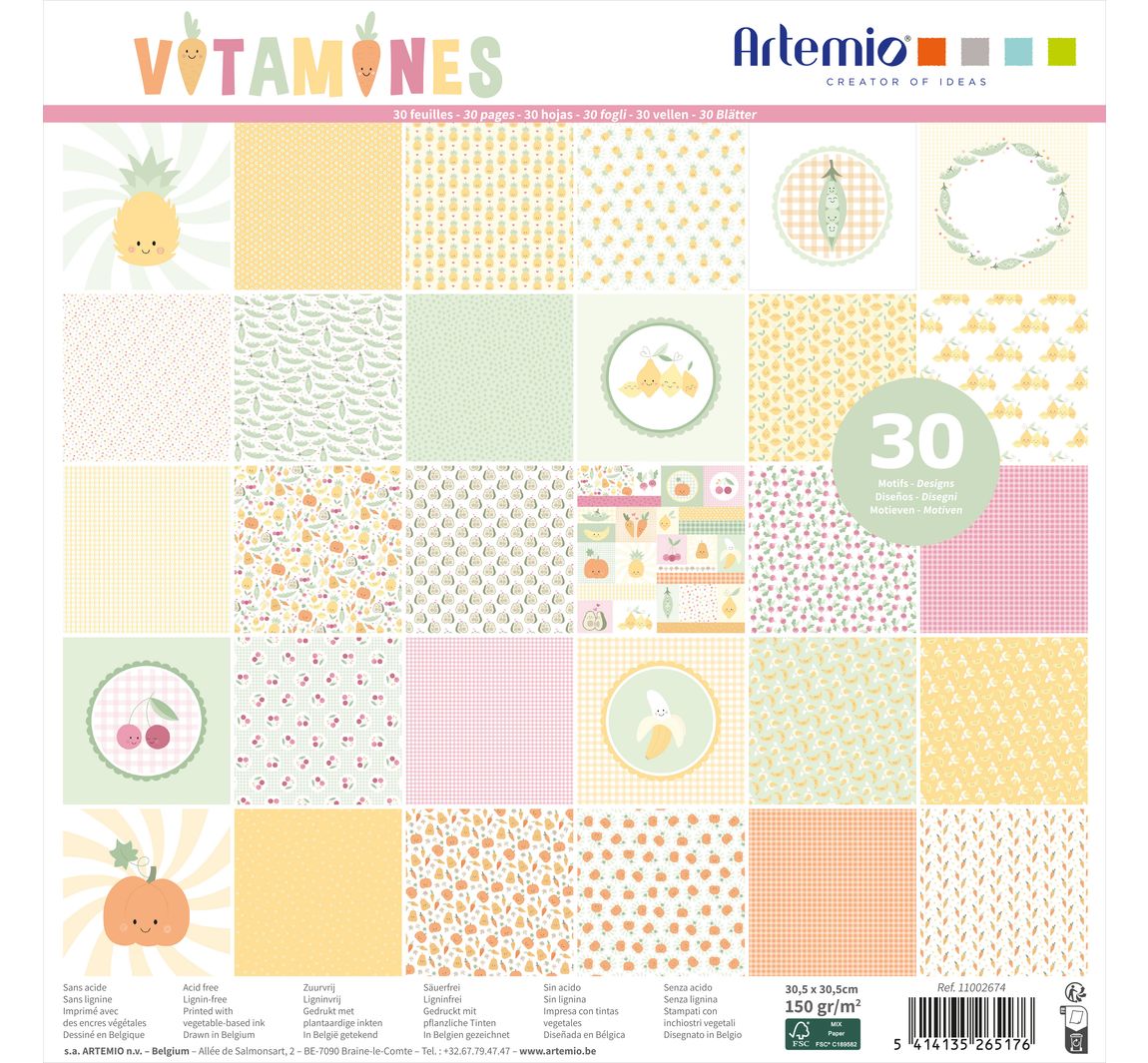 Scrapbook blok "Vitamine"