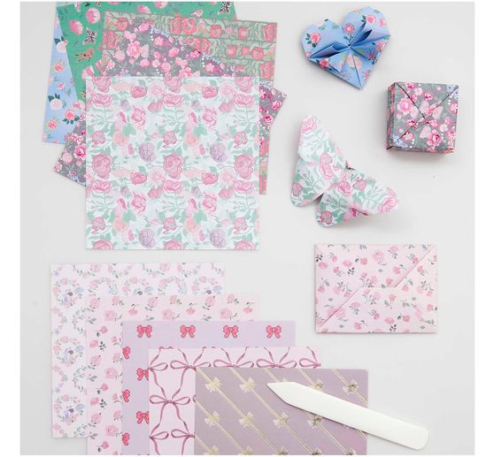 Folding sheets "La Vie En Rose"
