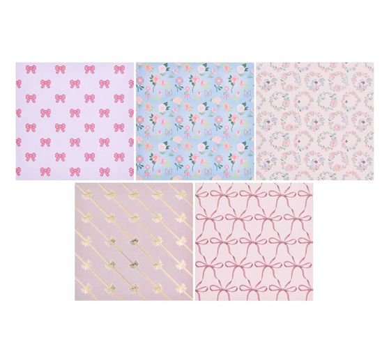 Folding sheets "La Vie En Rose"