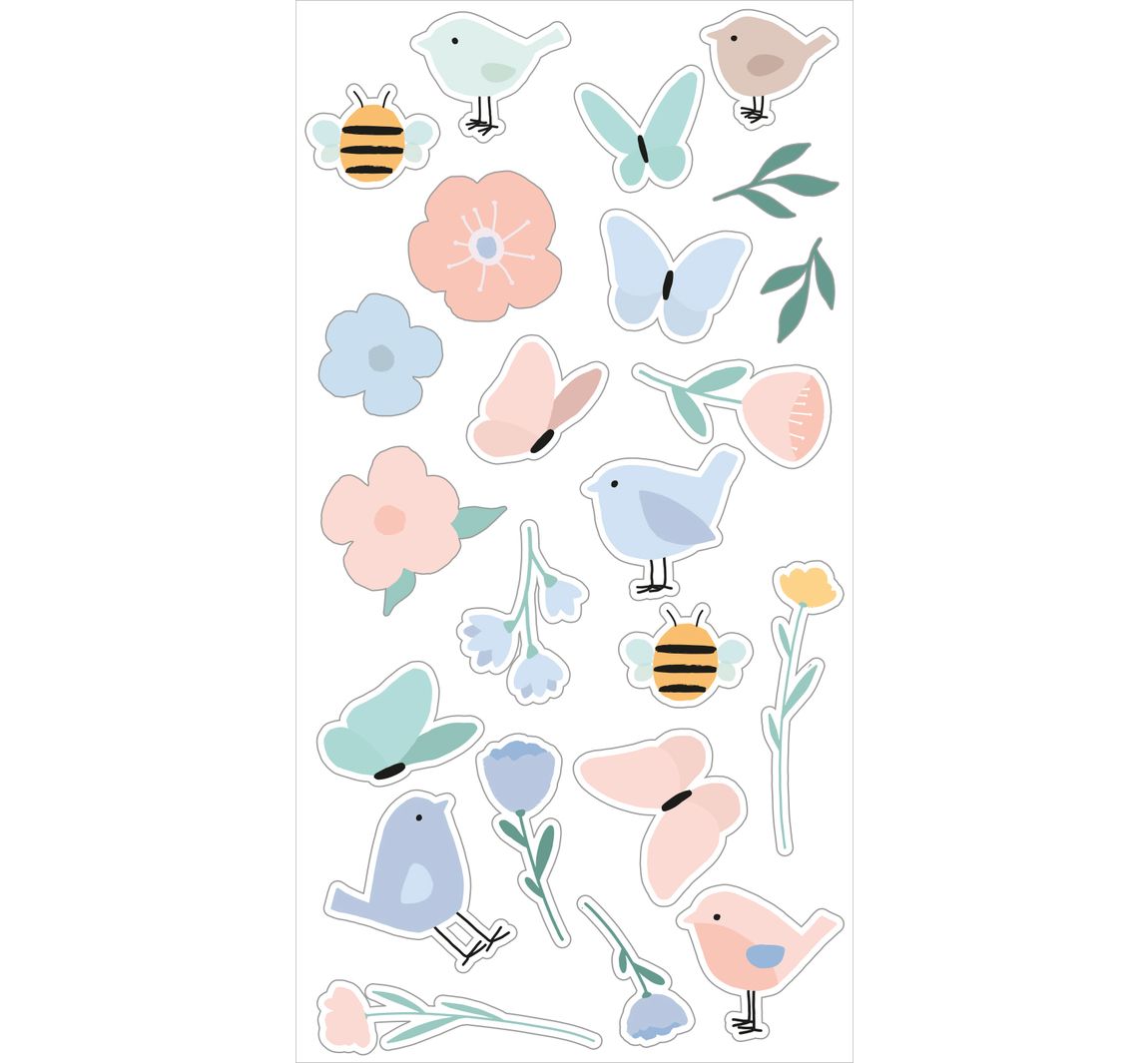 Puffy sticker "Sweet Garden"