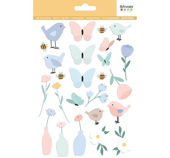 Rub On Transfer paper "Sweet Garden"