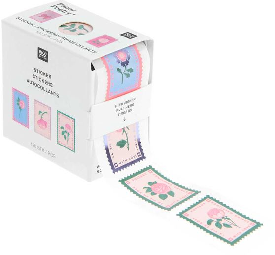 Sticker rol "Stempels"