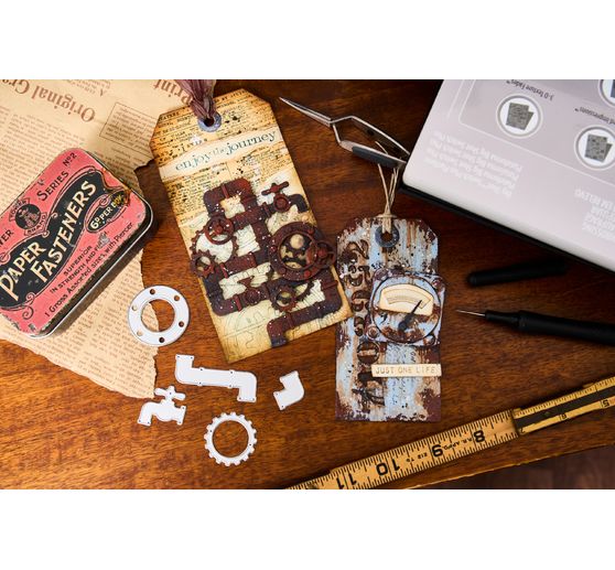 Sizzix Thinlits Punching template "Vault Industrial by Tim Holtz"