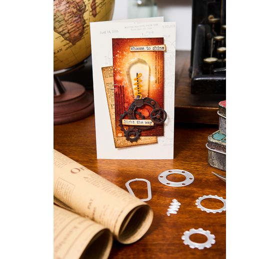Sizzix Thinlits Punching template "Vault Industrial by Tim Holtz"