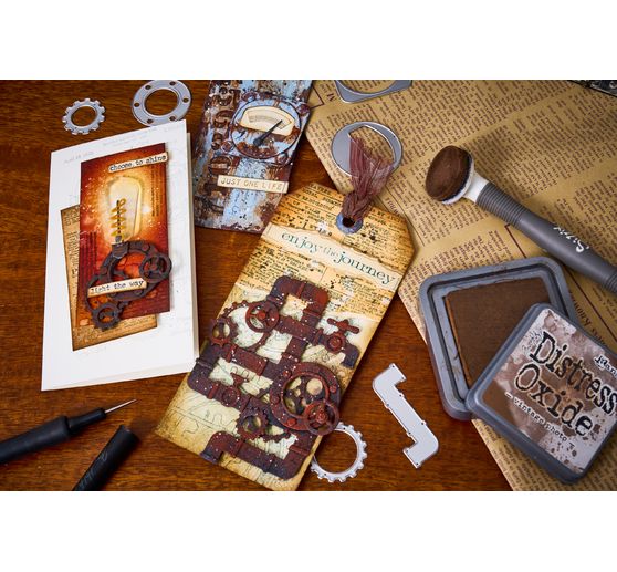 Sizzix Thinlits Punching template "Vault Industrial by Tim Holtz"