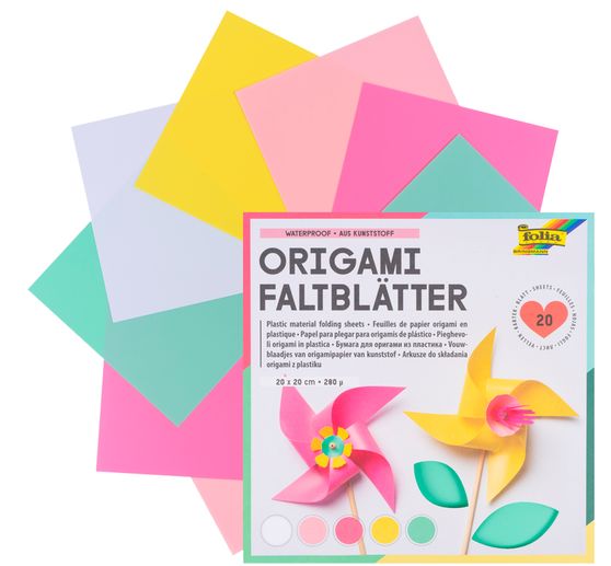Origami vouwblaadjes voor buiten
