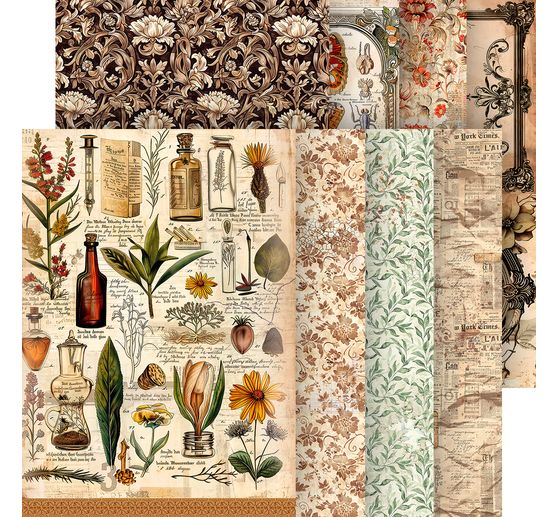Motief strozijde assortiment "Schoonheden van de natuur"
