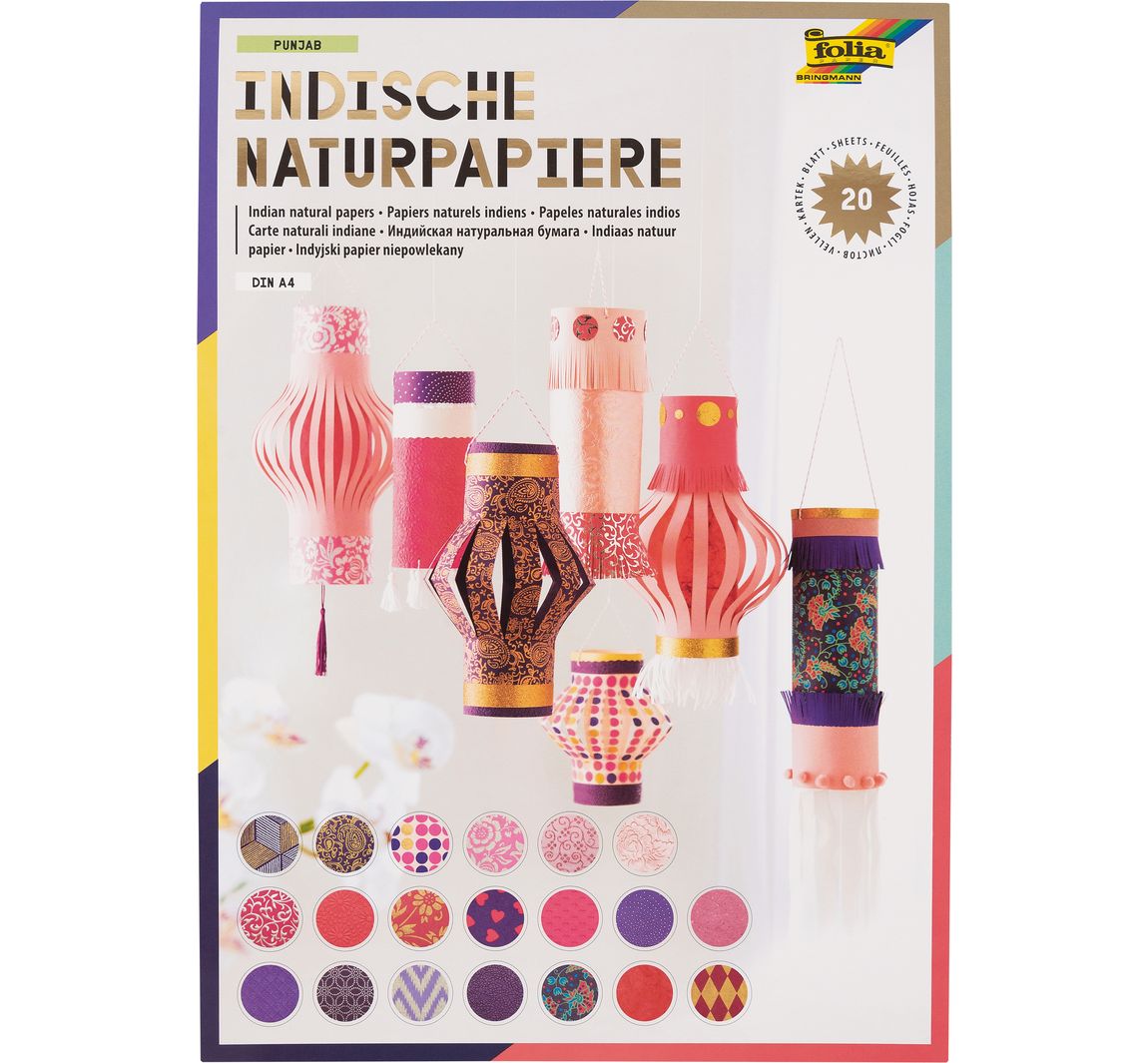 Indisch natuurlijk papier "Punjab"