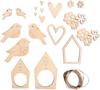 Houten slinger hanger mix "Bird & Co"
