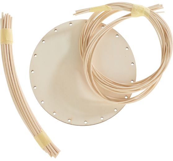 VBS Craft kit Rattan cane "Round basket"