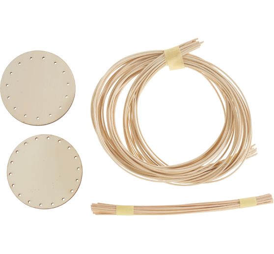VBS Craft kit Rattan cane "Basket with lid"