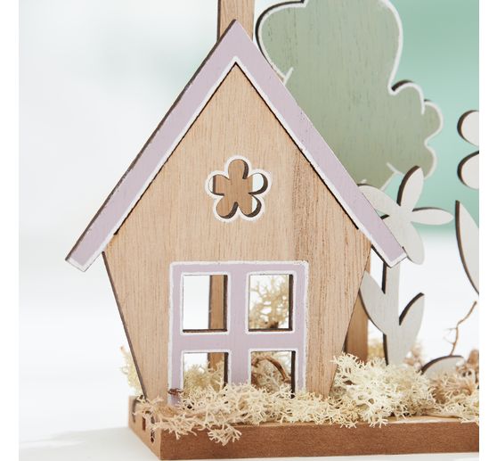 VBS Wooden building kit "House in the green"
