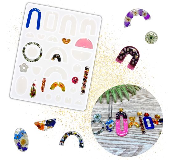 Siliconen gietvorm voor giethars "Sieraden"