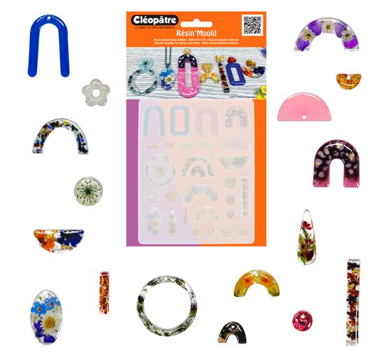 Siliconen gietvorm voor giethars "Sieraden"