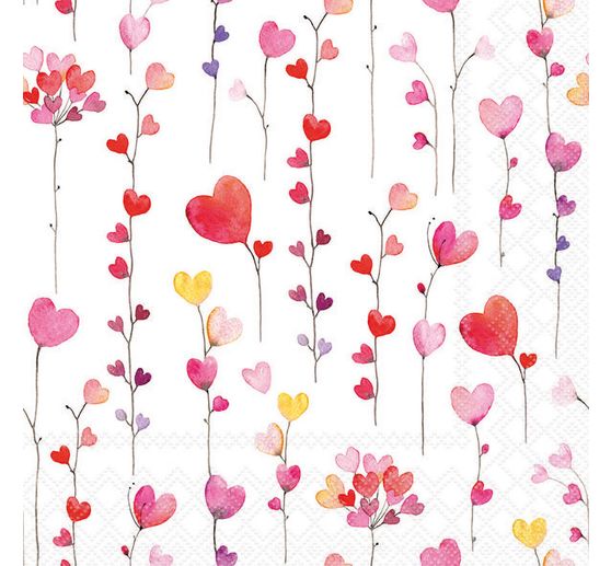 Napkin "Heart garland"