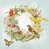 Napkin "Wildflower wreath"
