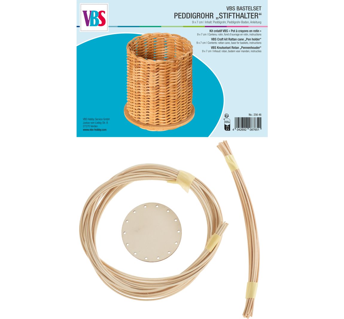 VBS Knutselset Rotan "Pennenhouder"