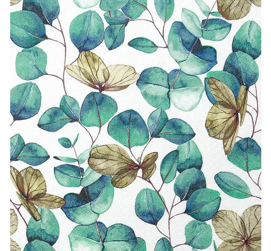 Servet "Eucalyptusbladeren"