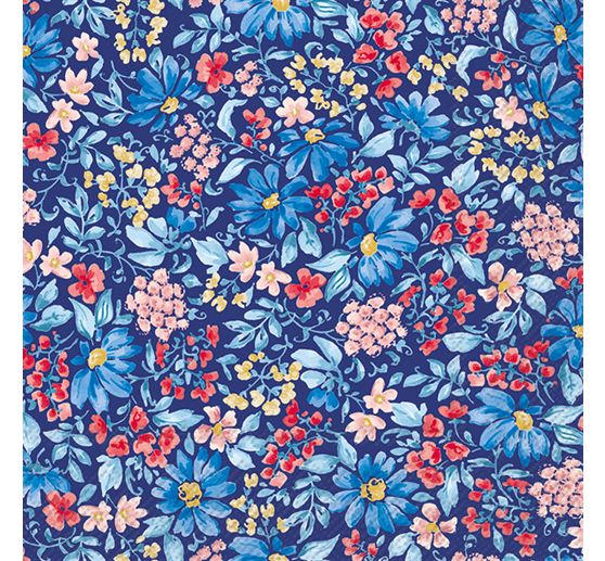 Servet "Zee van bloemen"