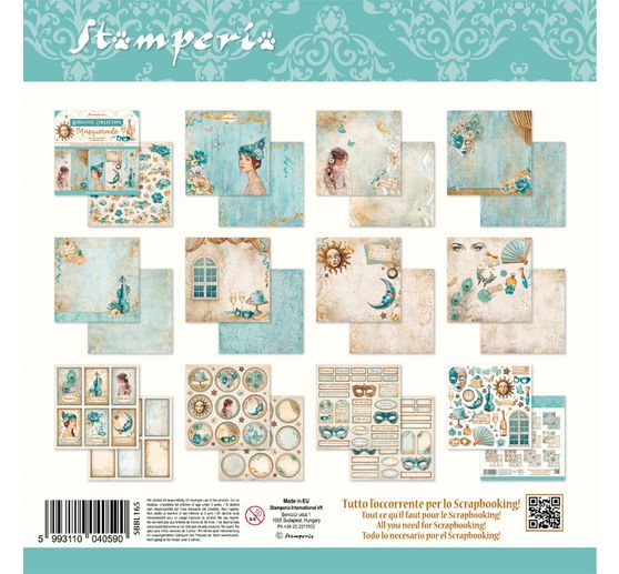 Scrapbook blok "Masquerade"