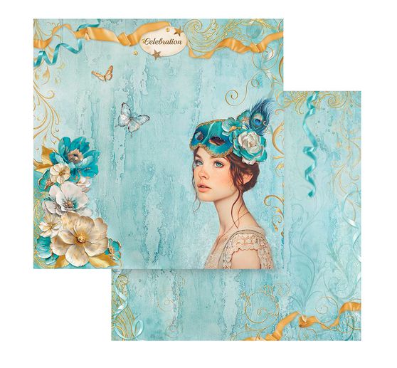 Scrapbook blok "Masquerade"