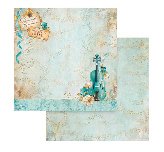 Scrapbook blok "Masquerade"
