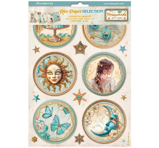 Motief strozijde assortiment "Masquerade"