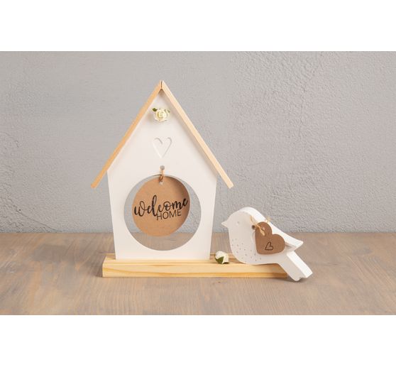 Silicone casting mould "Birdhouse & Bird"