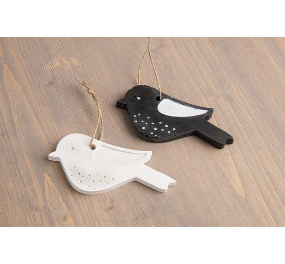Silicone casting mould "Birdhouse & Bird"