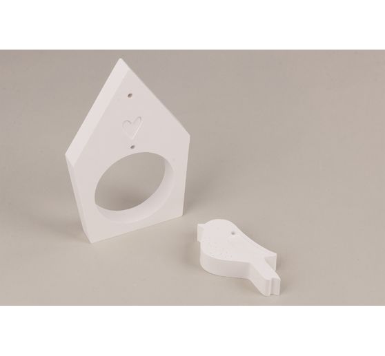 Silicone casting mould "Birdhouse & Bird"