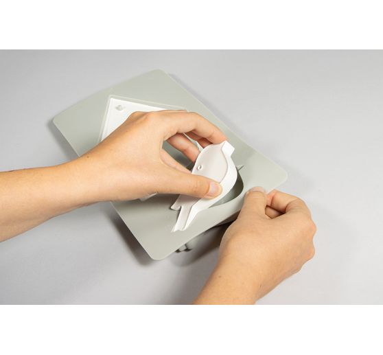 Silicone casting mould "Birdhouse & Bird"