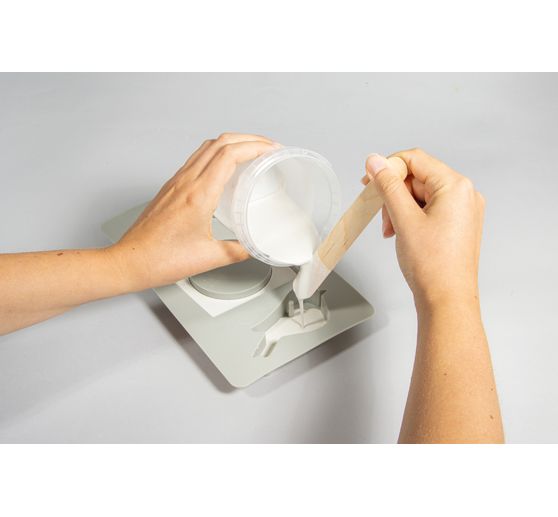 Silicone casting mould "Birdhouse & Bird"
