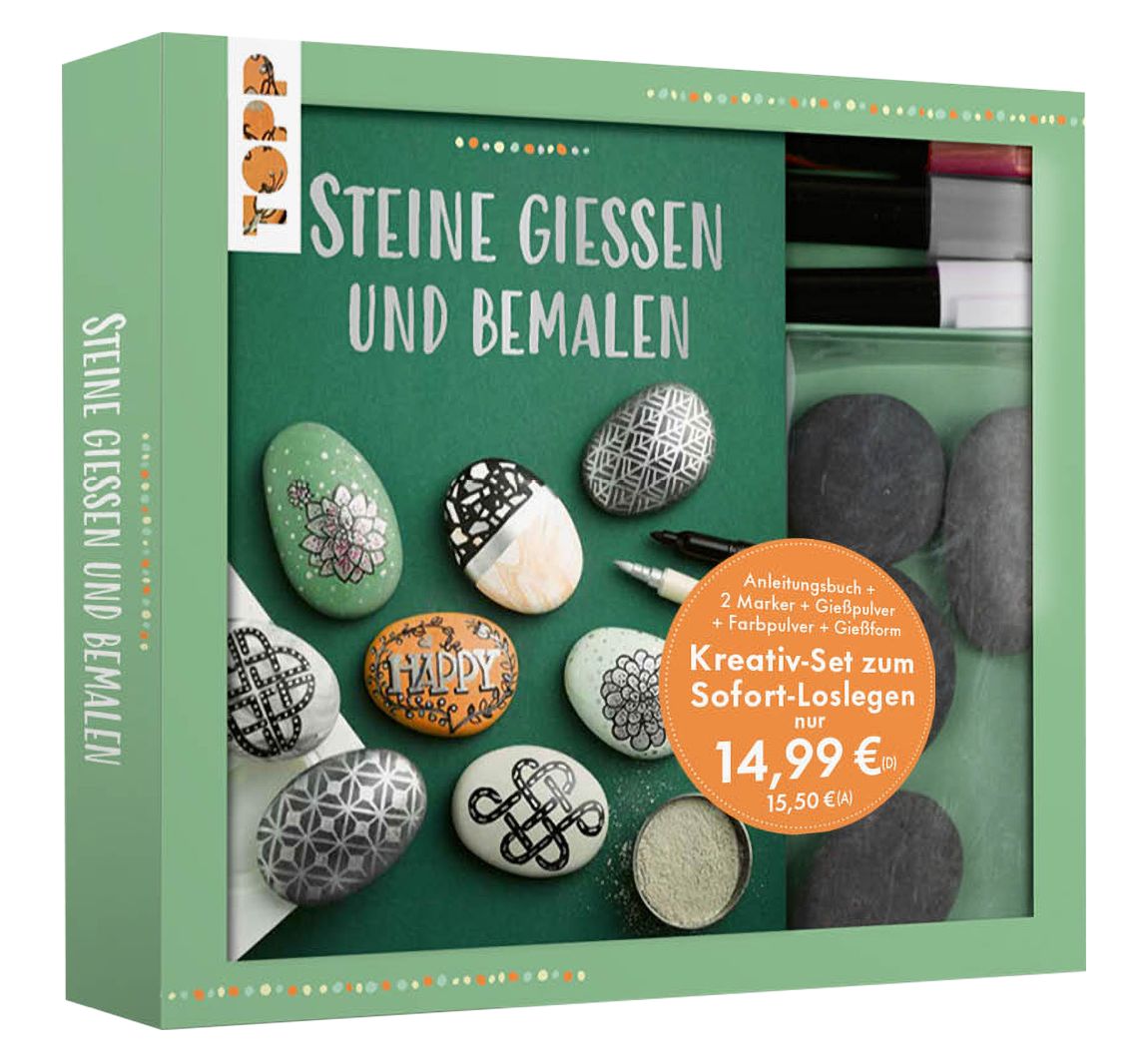 Creatieve set "Steine gießen"