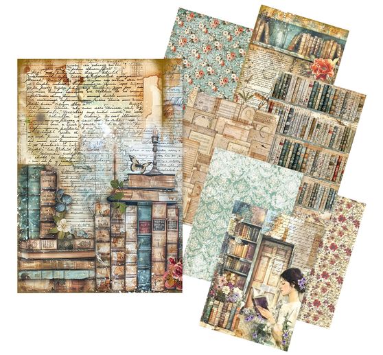 Motief strozijde assortiment "Book Lovers"