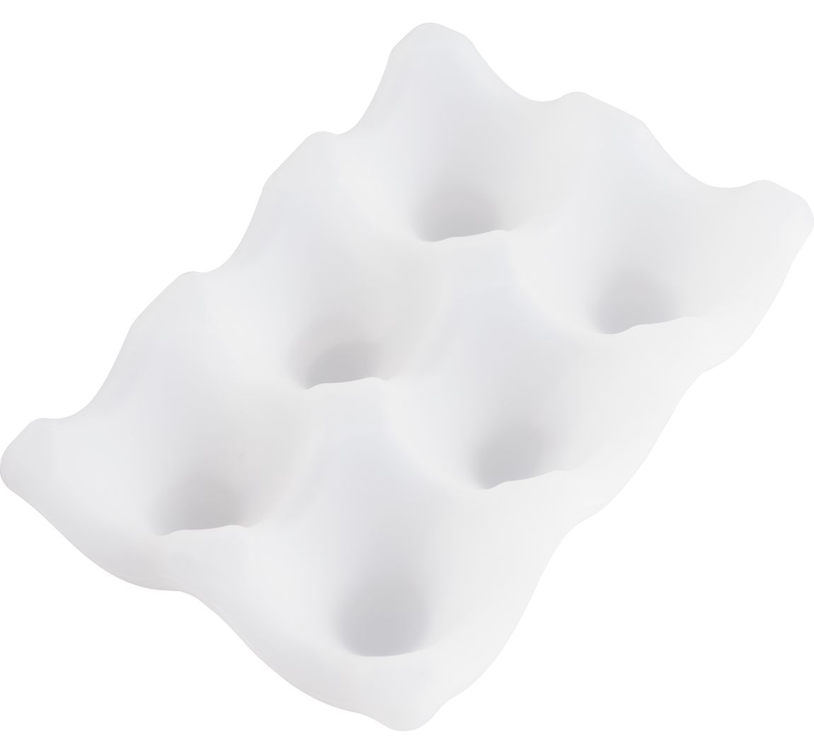 Siliconen gietvorm "6 Eipallet"