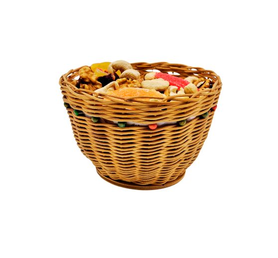 VBS Knutselset Rotan "Mand met houten kralen"