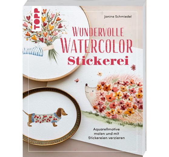 Boek "Wundervolle Watercolor Stickerei"