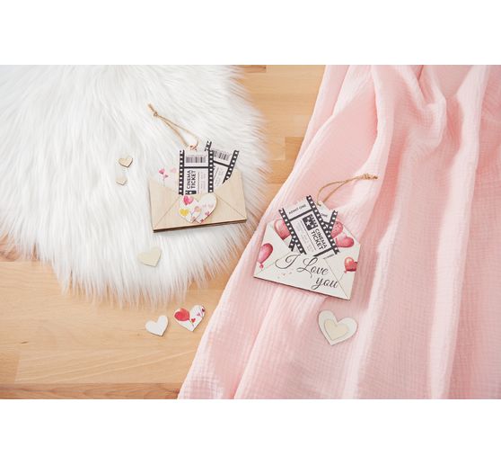 Napkin "Heart garland"