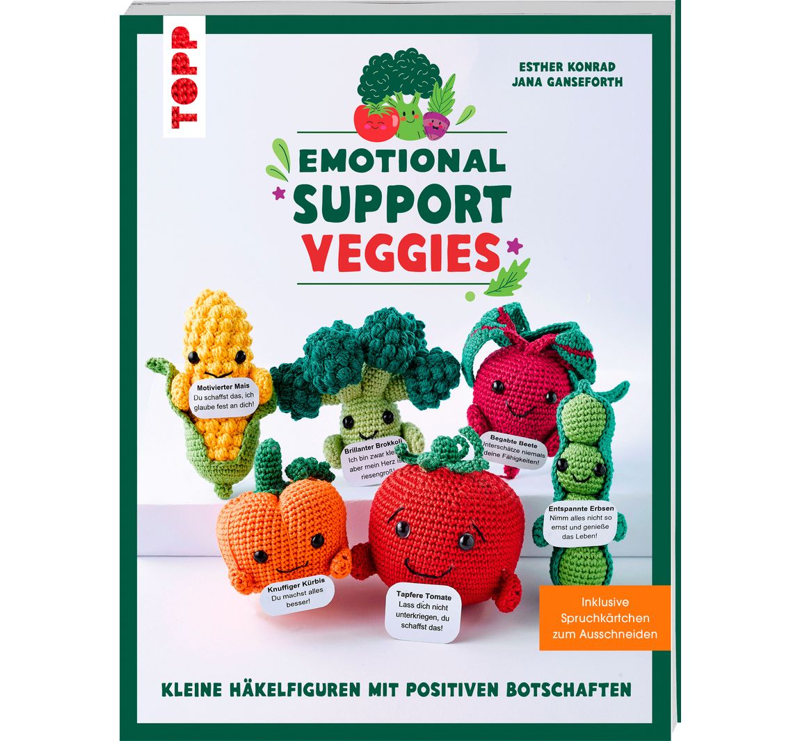 Boek "Emotional Support Veggies"