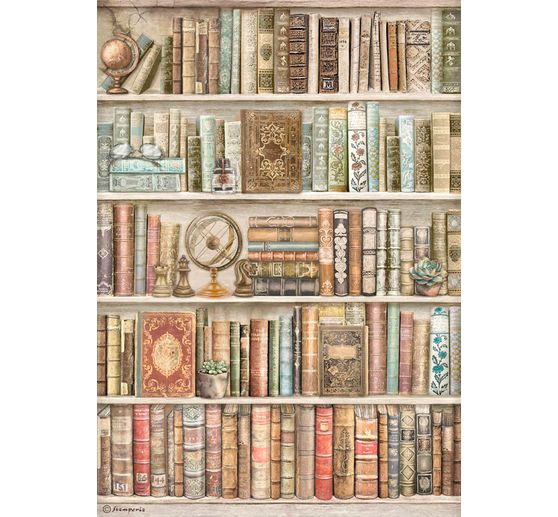 Motief strozijde "Boekenplank"