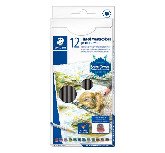 Staedtler Aquarelpotloden tinted, set van 12