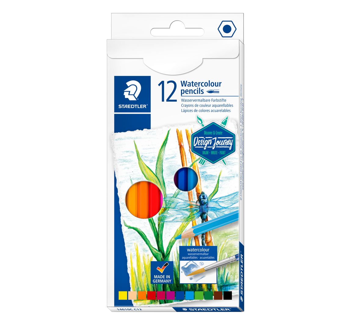 Staedtler Aquarel kleurpotloden, set van 12