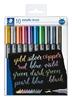 Staedtler Metallic brush marker, set van 10