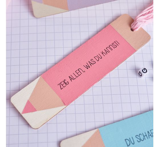 VBS Wooden bookmarks