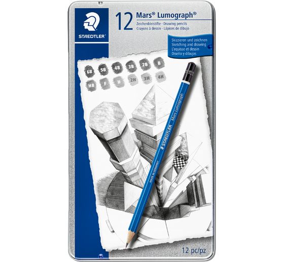 Staedtler Potloden Mars Lumograph, 12 st.