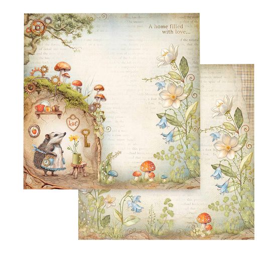 Scrapbook block "Hidden Grove"